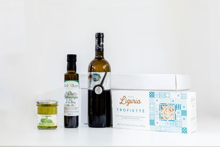 kit prodotti tipici alimentari liguri